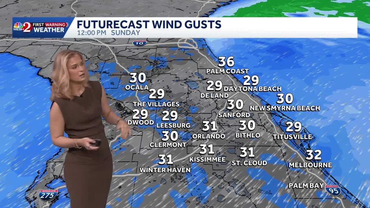 Showers and windy conditions to end the weekend| Forecast Video 10/25 — WESH 2 Orlando, Pasadena Community news