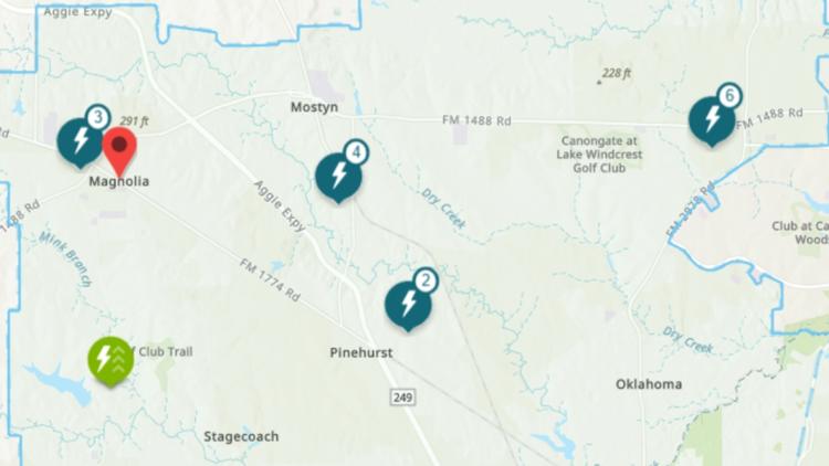 Major Magnolia-area power outage tied to transmission line issue, county judge says — KHOU 11 (Houston)